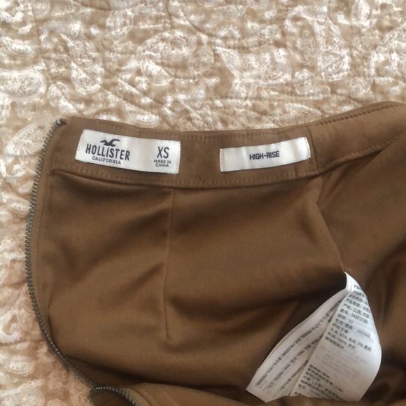 Brown high rise skirt Hollister xs - Picture 3 of 4